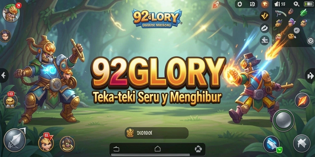 Tampilan gameplay menarik dari 92GLORY dengan berbagai level puzzle.