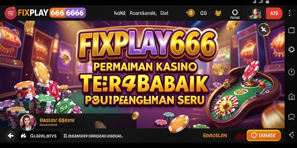 Tampilan gameplay Kasino yang seru dan mendebarkan di FIXPLAY666.