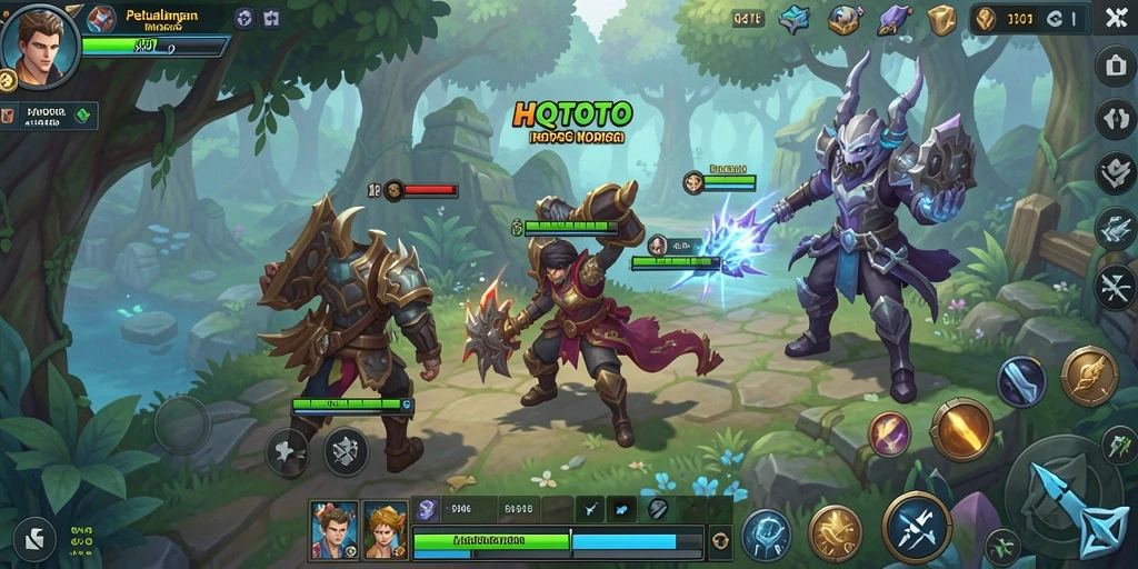 Tampilan menakjubkan dari HQTOTO dengan gameplay seru MMORPG.