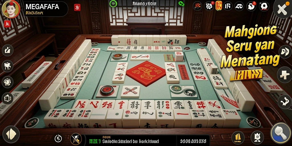 Tampilan gameplay MEGAFAFA yang seru dan menantang.