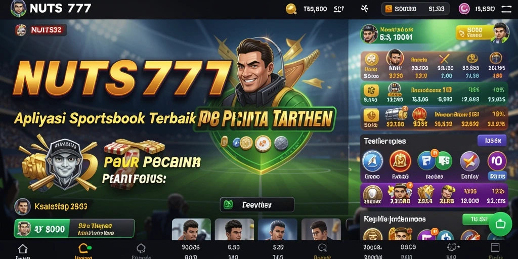 Tampilan gameplay menarik dari aplikasi Sportsbook NUTS777.