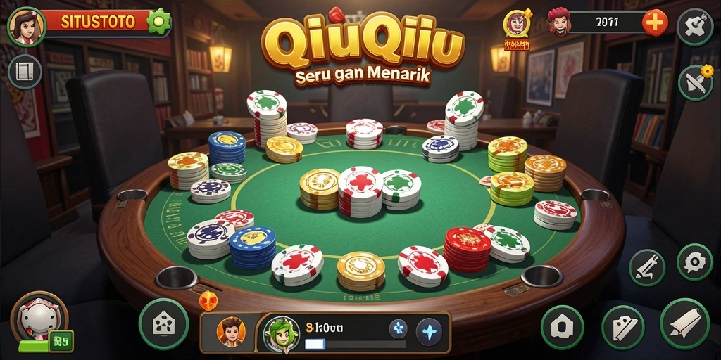 Tampilan gameplay seru dari SITUSTOTO dengan QiuQiu yang mendebarkan.